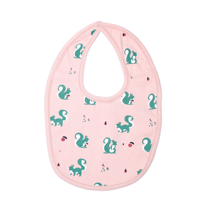 Autumn Forest pink bib