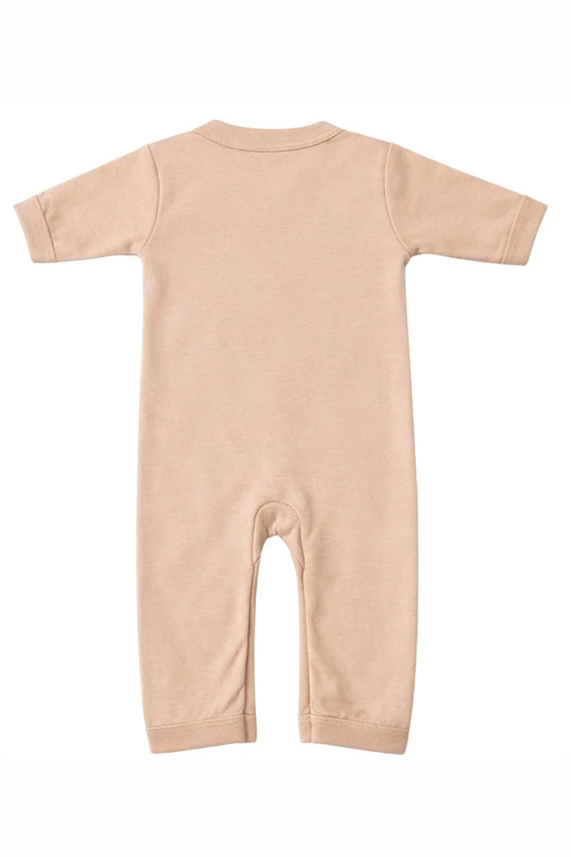 Sleeping Suit: Premium Cotton-Blend "Little Fairy" Pink and Beige Casual Essentials