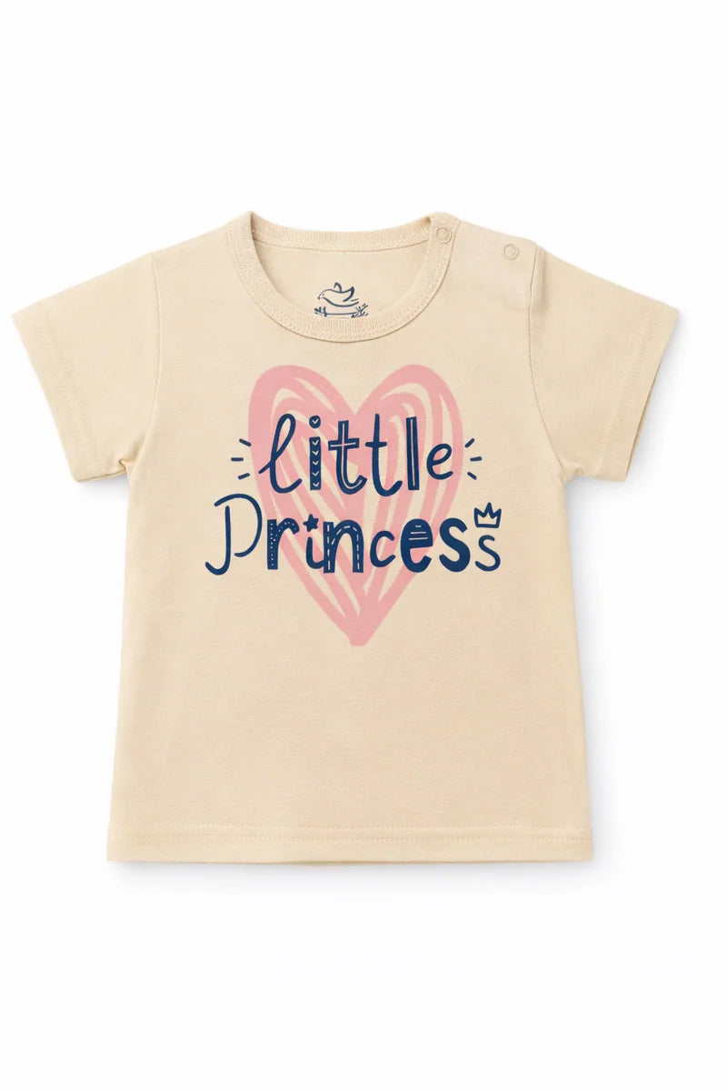Short Sleeve T-Shirt Wood Ash Little Princess DTF