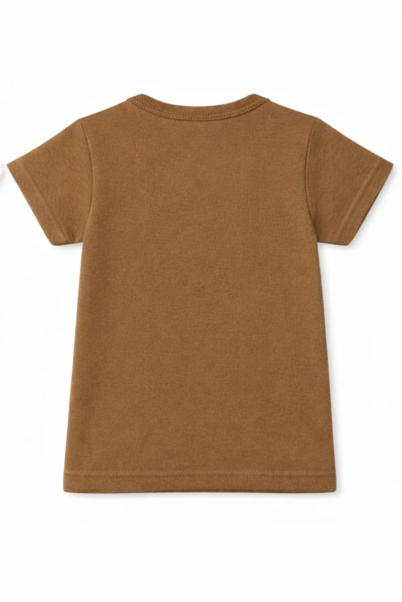 Short Sleeve T-Shirt Brown My Mom DTF