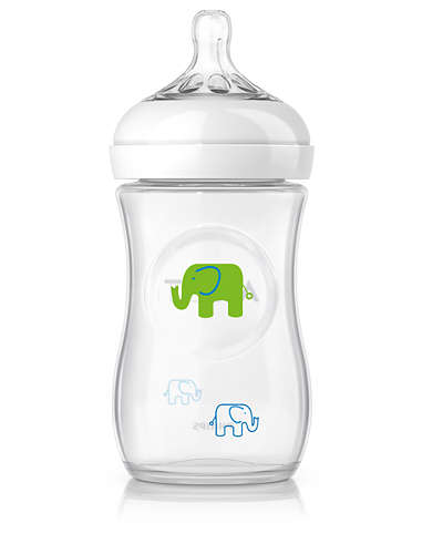 Philips Avent Natural 260ML Elephant Design Gift Set (SCD627/13)