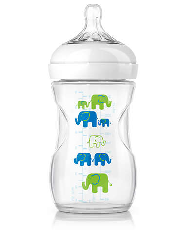 Philips Avent Natural 260ML Elephant Design Gift Set (SCD627/13)