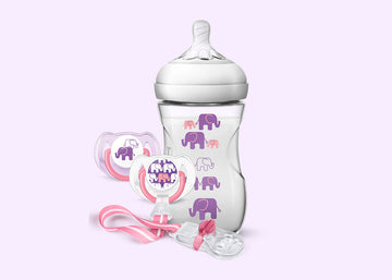 Natural 260ml Elephant Design Gift Set (SCD628/13)
