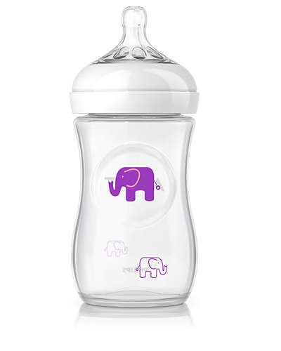 Philips Avent Natural 260ML Elephant Design Gift Set (SCD628/13)