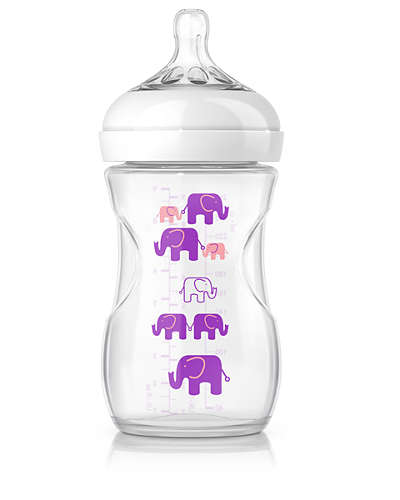Philips Avent Natural 260ML Elephant Design Gift Set (SCD628/13)