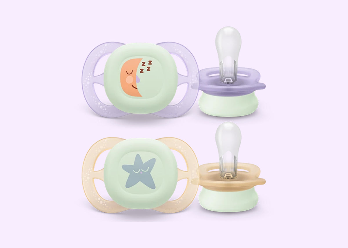 Philips Avent Soother Ultra Start Night time 0-2M (SCF075/07)