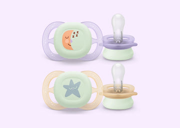 Philips Avent Soother Ultra Start Night time 0-2M (SCF075/07)