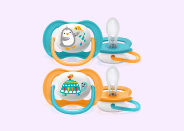 Soother Ortho 6-18M (SCF080/07) Boy Peng/Turt PK2