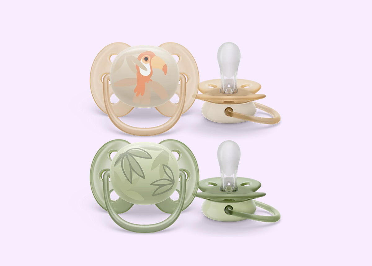 Soother Soft 0-6M (SCF091/07) Boy Filmigo/Leaf PK2