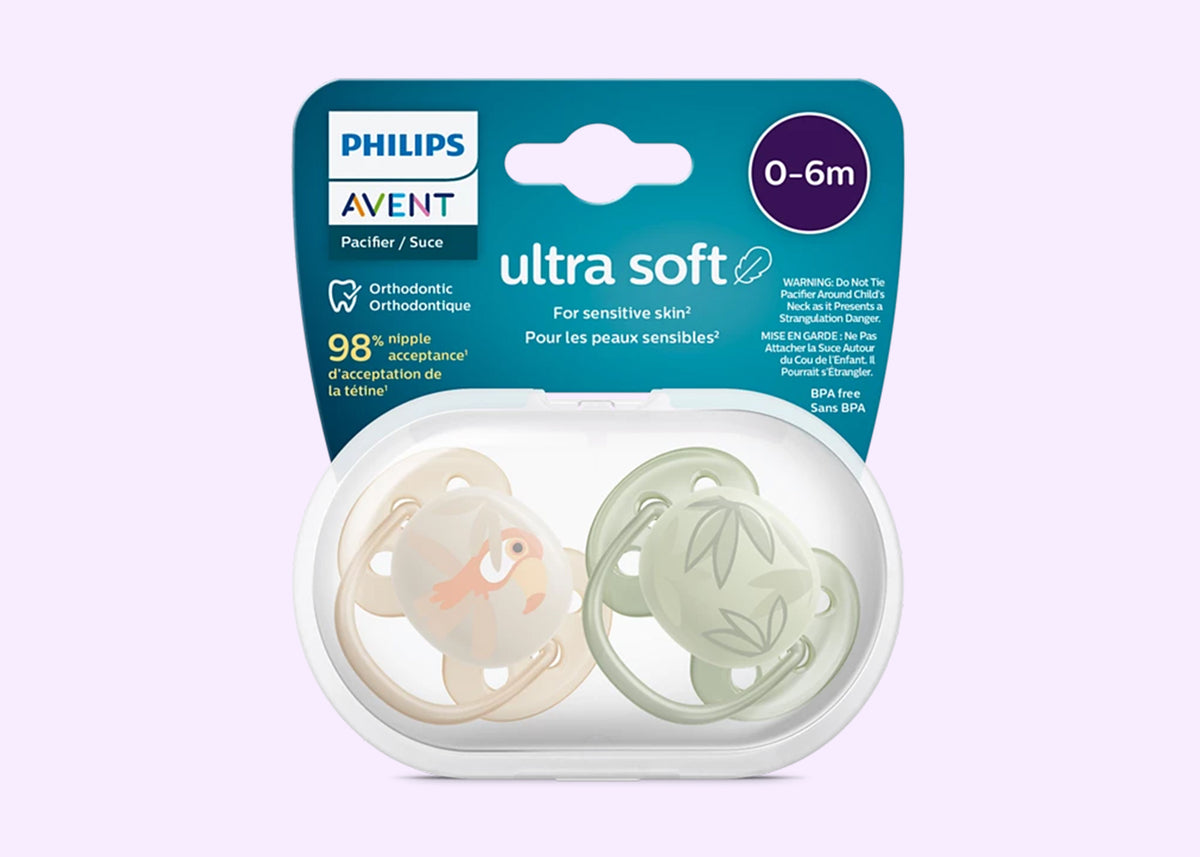 Soother Soft 0-6M (SCF091/07) Boy Filmigo/Leaf PK2