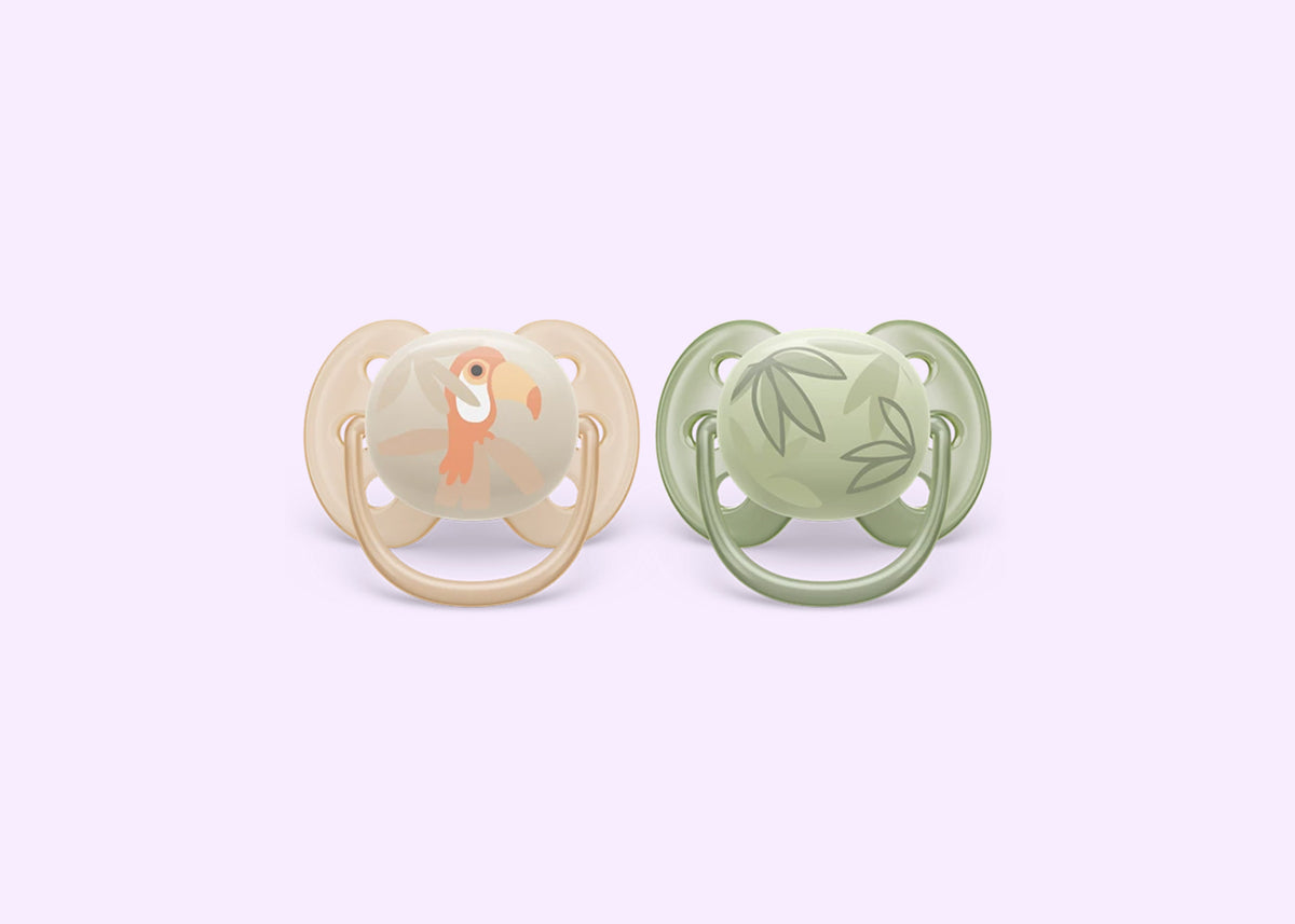 Soother Soft 0-6M (SCF091/07) Boy Filmigo/Leaf PK2