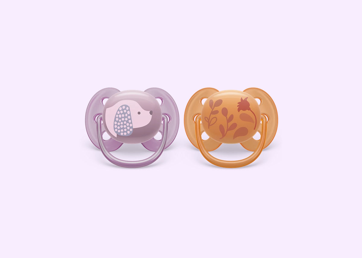 Soother Soft 6-18M (SCF091/18) Girl PK2