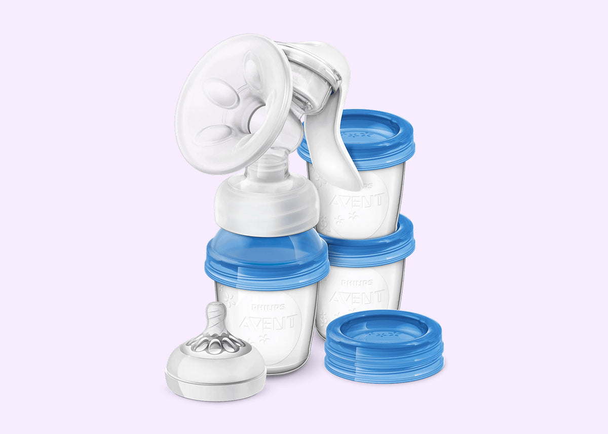 Manual breast pump with 3 cups (SCF330/13)