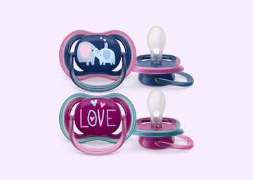 Soother Air 18M+ (SCF349/22) Girl Elep/Love PK2