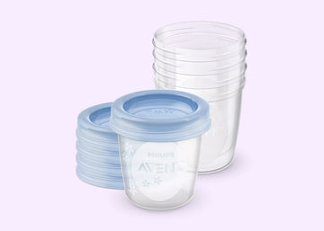 5*180 Ml Breast Milk Storage Cups (SCF619/05)
