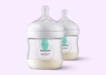 Natural Bottle 125ml PK2 (SCY670/02) with Airfree vent
