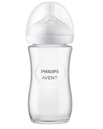 Philips Avent Natural Response Glass Bottle 240ml Bottle PK1 (SCY933/01)