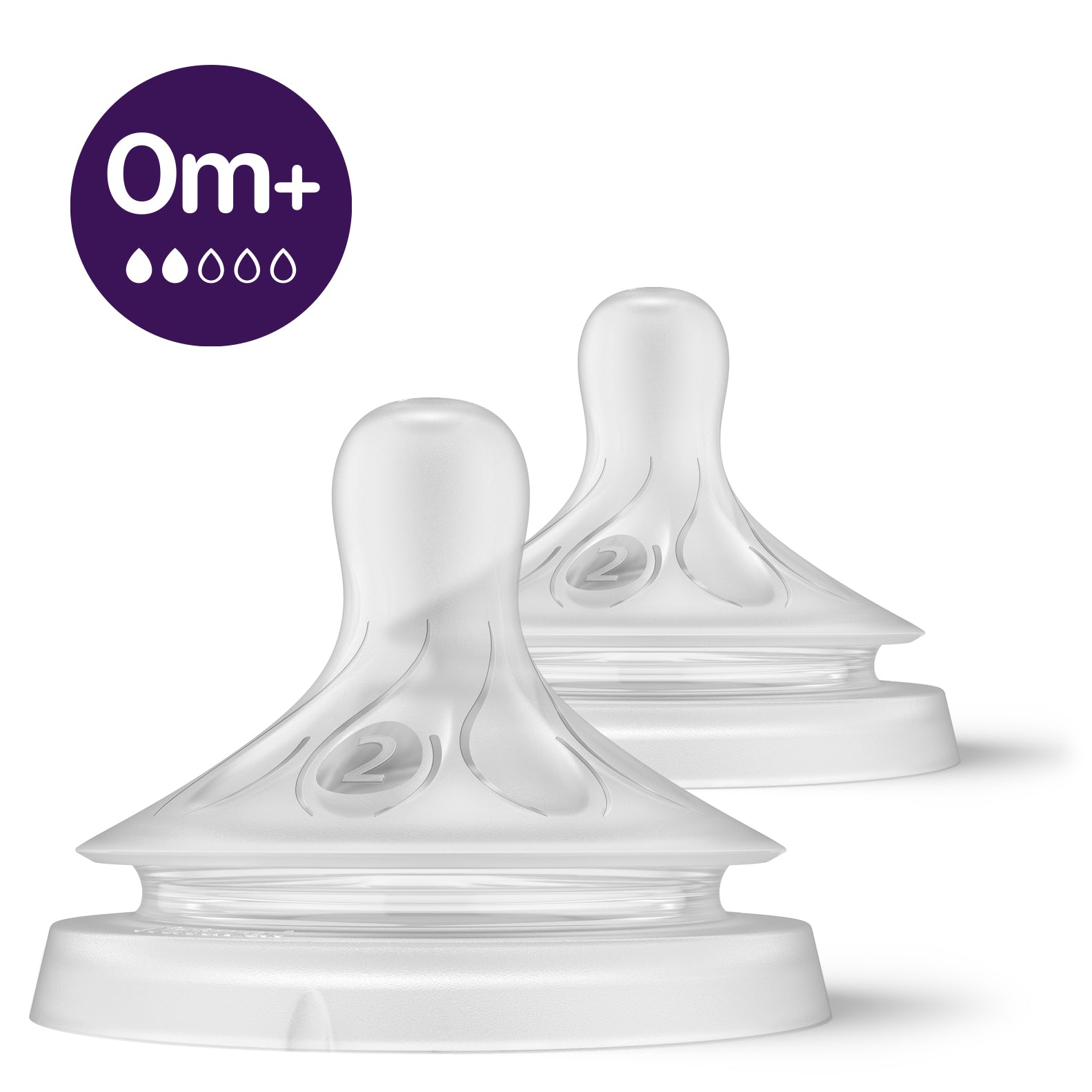 Philips Avent Natural Response 0m+ Nipple PK2 (SCY962/02)