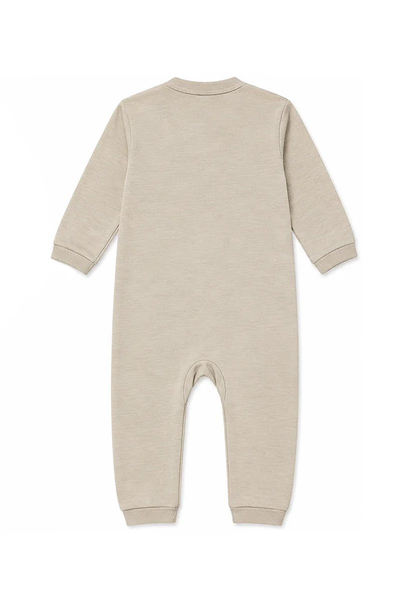 Baby's Beige Sleeping Suit (SOLID)