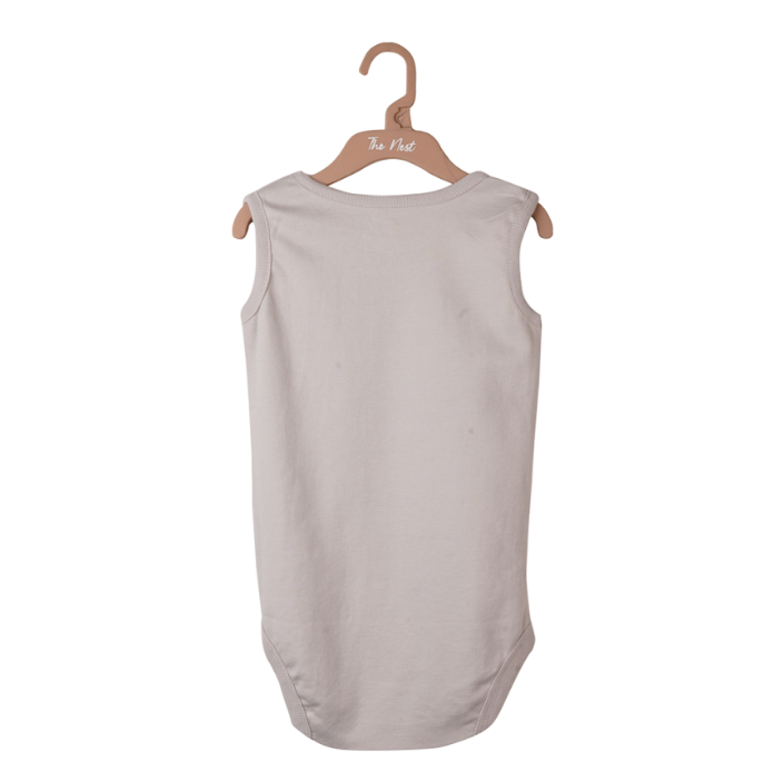 White Essential Sleeveless Bodysuit