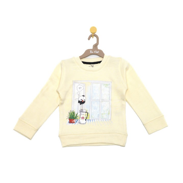 Ek Kawa Pyasa tha Sweatshirt in Cream