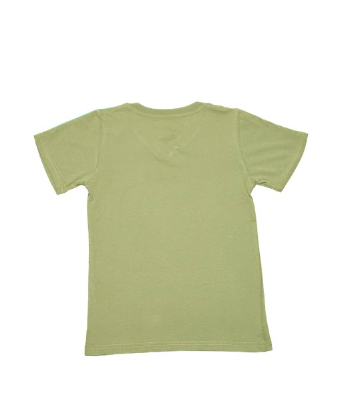 GENERIC Drop Shoulder V-Neck T-Shirt Olive