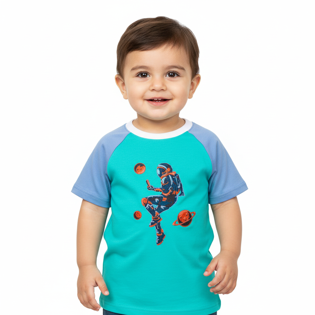 Floating Astronaut Raglan T-Shirt