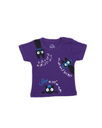 Ghousla Cat T-Shirt - Bright Violet