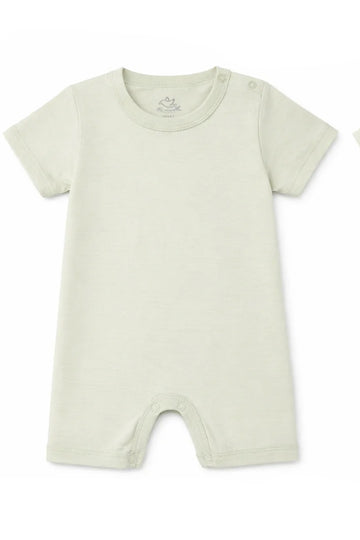 Short Sleeve Romper Green Lily Soft