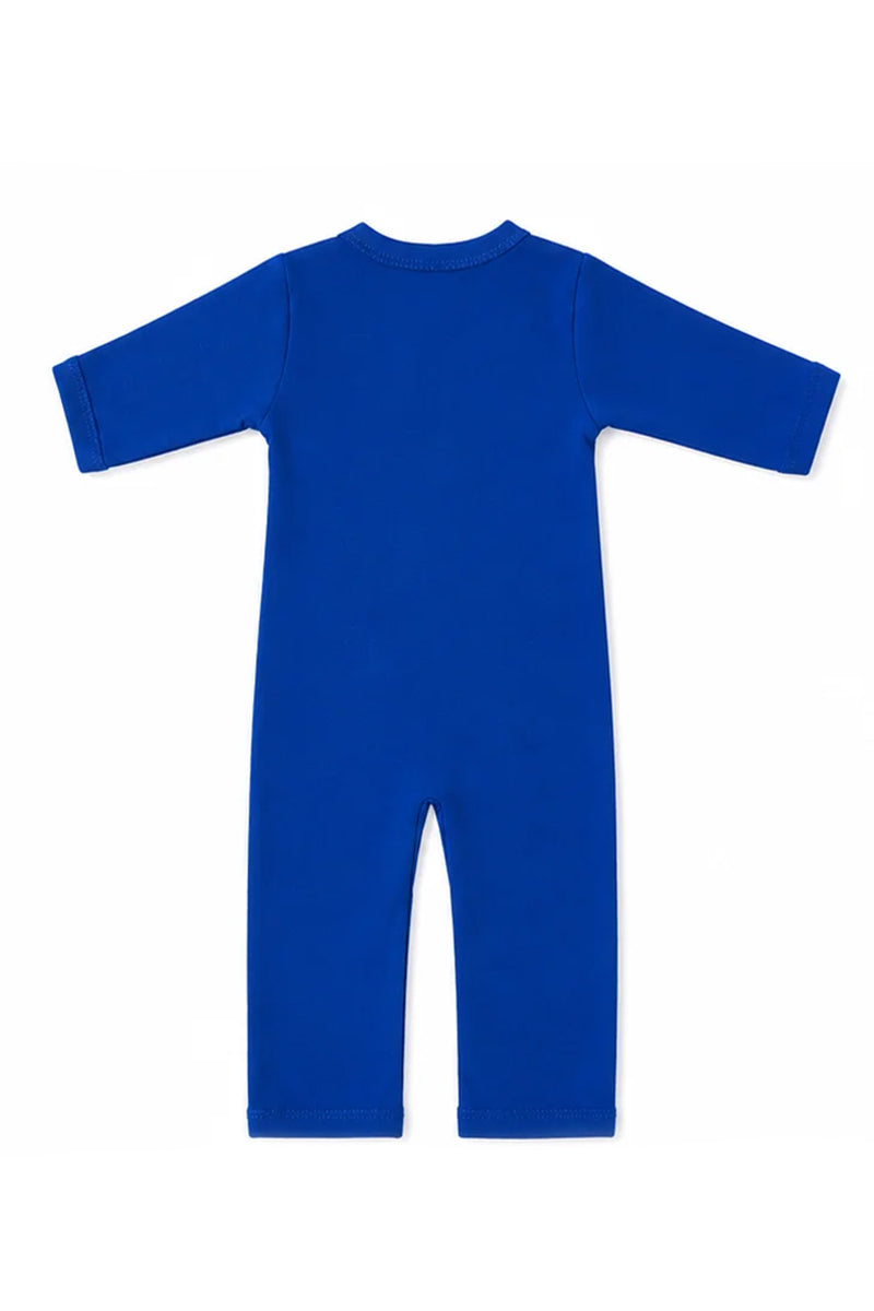 Royal Blue Baby Sleepsuit
