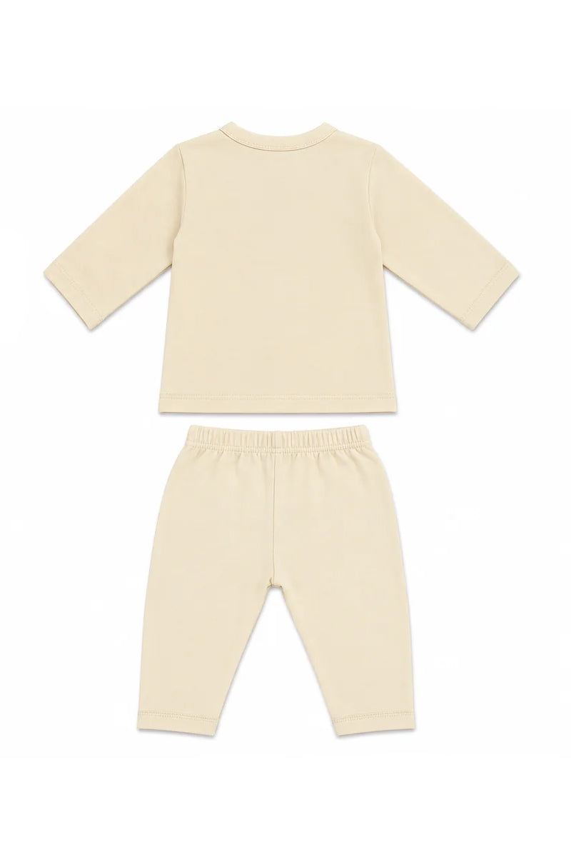 Jabla + Pajama: Premium Cotton-Blend "Solid" Wood Ash Casual Essentials