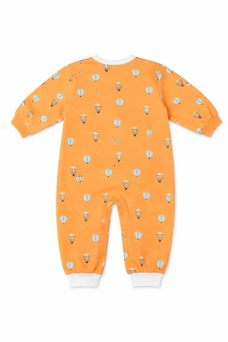 Tangerine Parachute Baby Sleepsuit