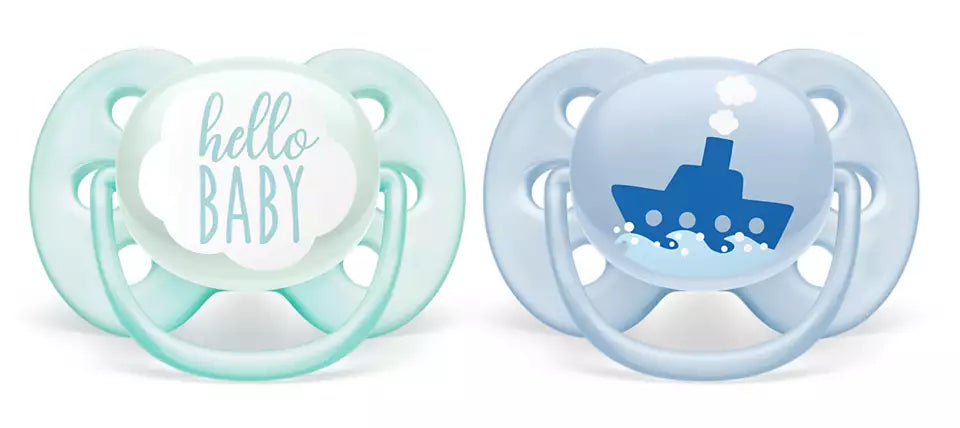 Philips Avent 0-6M Ultra Soft Pacifier (SCF222/01)