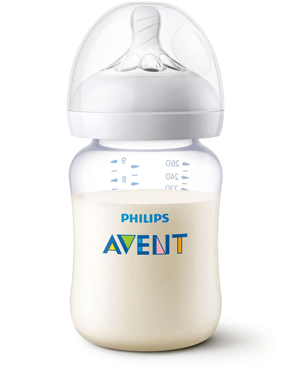 Philips Avent Natural PA Baby Bottle 260ML PK2 (SCF474/27)
