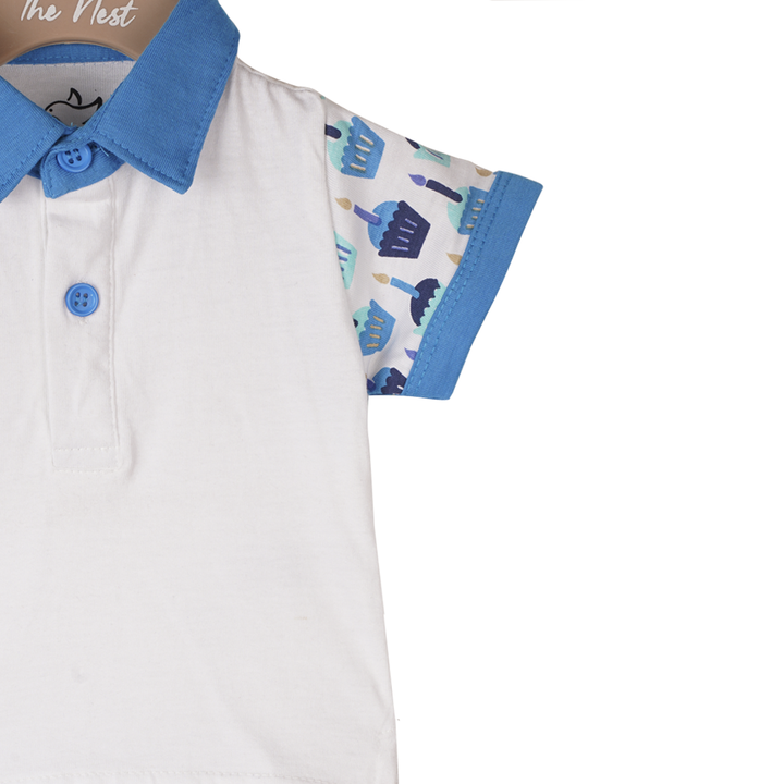 Polo with Self Collar