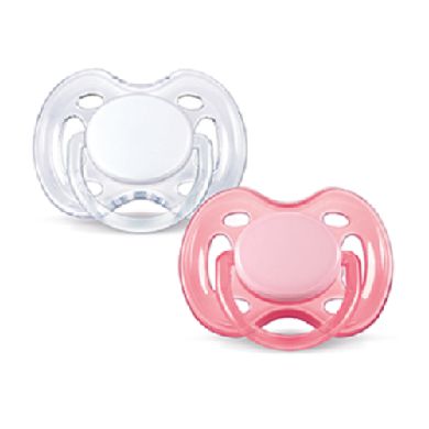 Philips AVENT Pacifiers 0-6m Freeflow Orthodontic PK2 (SCF178/23) - Blue