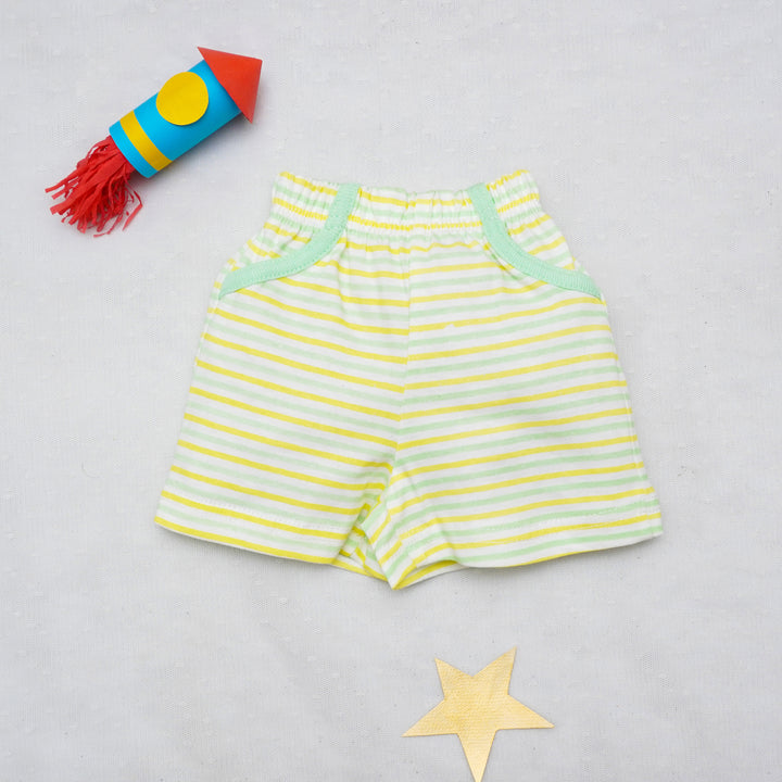 Yellow Stripes Shorts