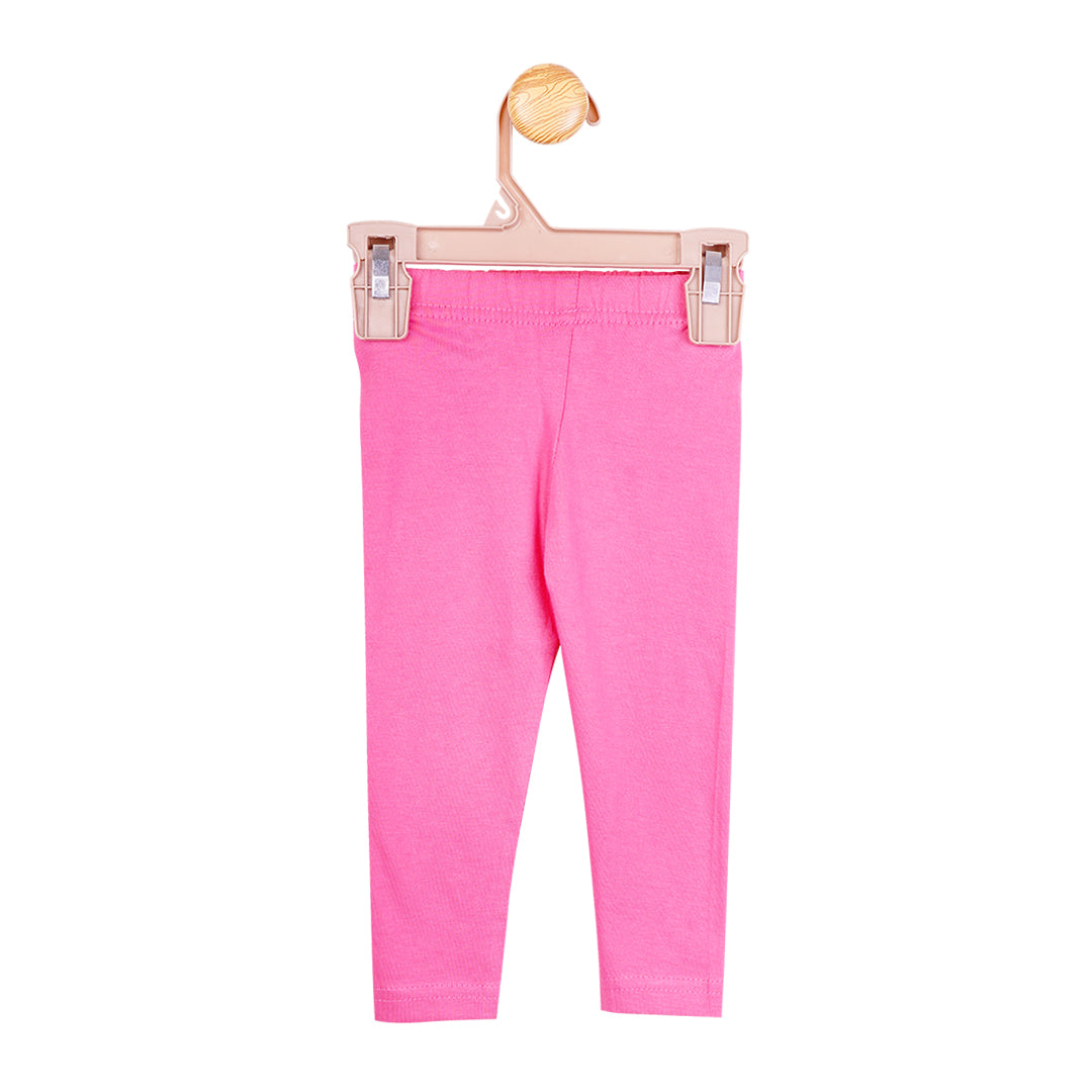 Pink-a-boo rainbow leggings