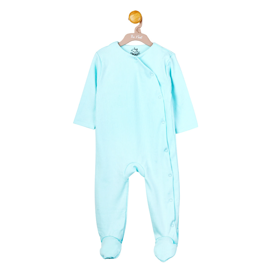 Summer Sky Footed Sleeping suit