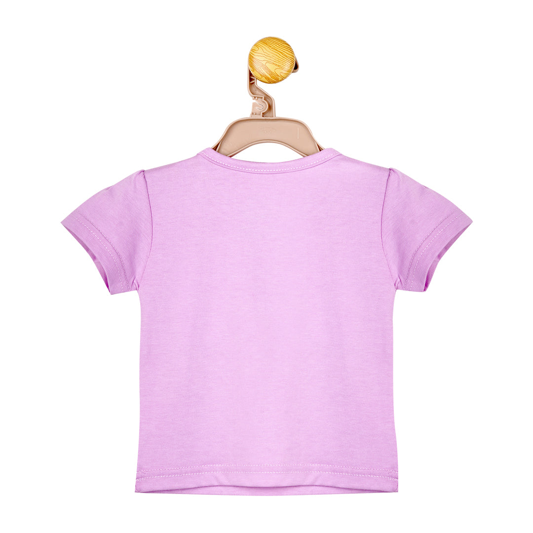 Dreamin' High in the Sky Snap-up tee in Lilac