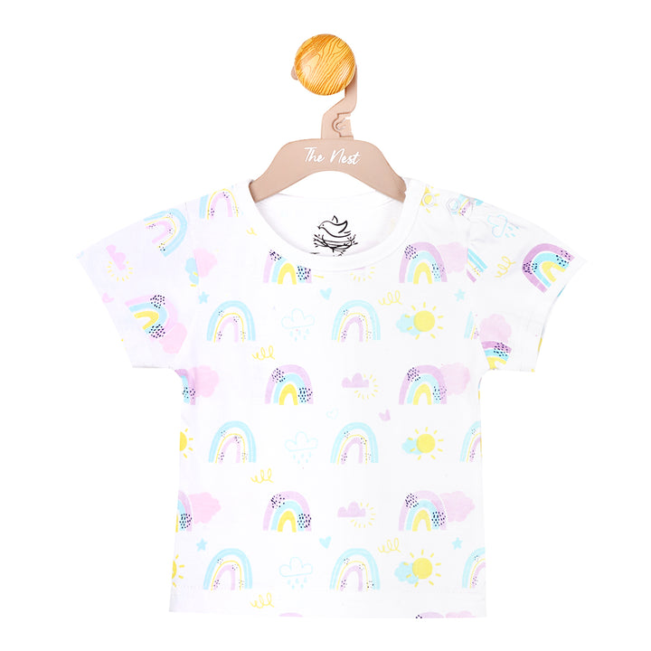 Rainbow Bliss Snap-up Tee