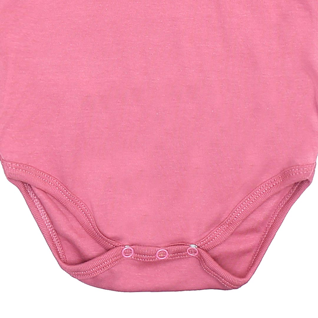 Pink Plain Bodysuit