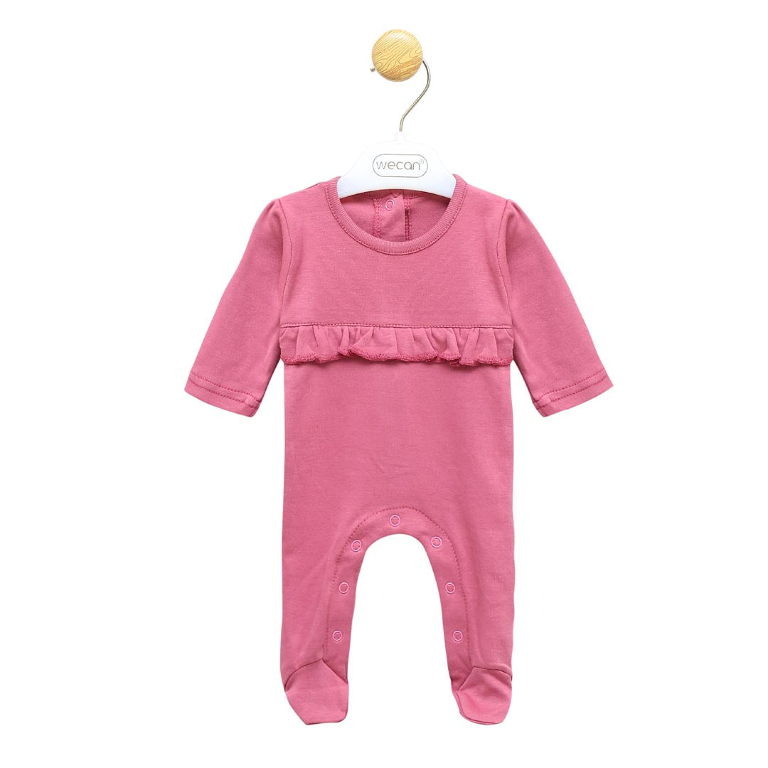 Pink Frilled Sleep Suit