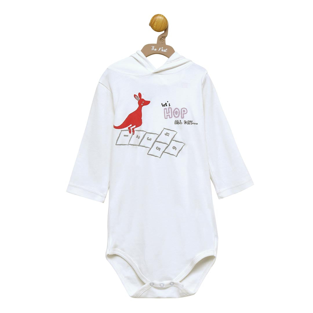 Games White Kangaroo Bodysuit