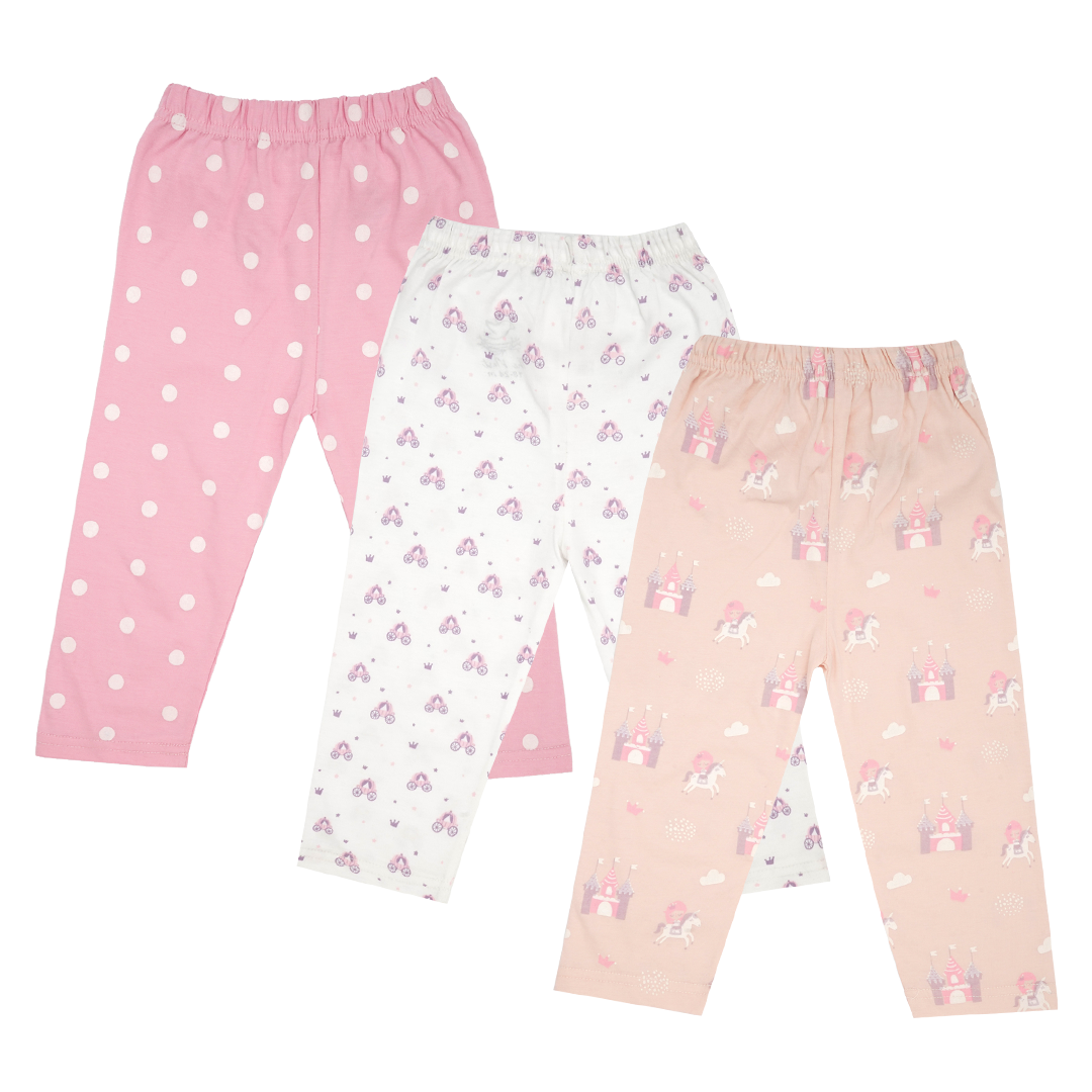 Pack of 3 pyjamas in Pastel delight